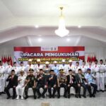 Dandim 0803/Madiun, Menghadiri Pengukuhan Pasukan Pengibar Bendera (Paskibraka) Kota Madiun