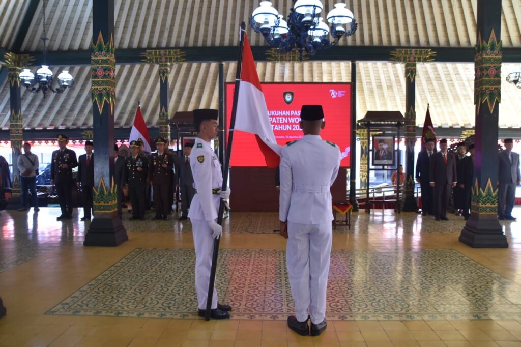 36 Anggota Paskibra Wonosobo Dikukuhkan, Dandim Berikan Ucapan Selamat