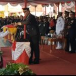 Dandim 0713 Brebes Irup Penurunan Bendera Merah Putih Pada Peringatan HUT RI Ke 79 Di Alun-alun Brebes