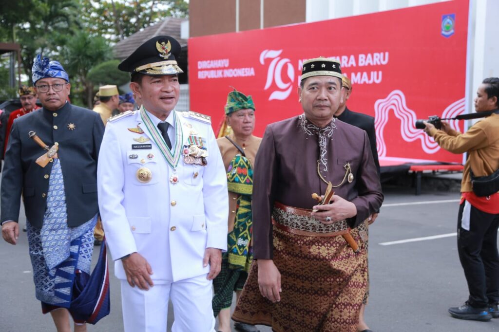 Wakapolda NTB Hadiri Upacara HUT Kemerdekaan RI di Lapangan Bumi Gora Provinsi NTB