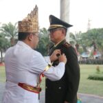 Dandim Madiun Letkol Inf Meina Helmi Terima Penghargaan Pura Baya Prasiddhi Emas