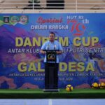 Danrem 162/Wira Bhakti Resmi Membuka Turnamen Bola Voli Danrem Cup 2024