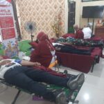 Kodim 1006/Banjar Ikut Partisipasi Donor Darah Hut Kemerdekaan RI Ke-79, Hut MA Ke -79 Dan Pengadilan Agama Martapura 