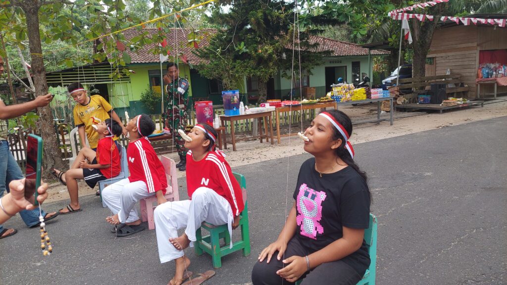 Meriahkan HUT RI Ke-79, Kodim 1015/Sampit Gelar Lomba Untuk Anak-Anak