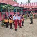 Babinsa Koramil Pandawan Wasbang Di SDN 1 Banua Batung