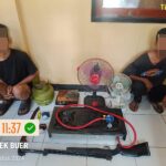 Polsek Buer Rigkus 2 Terduga Pelaku Pencurian Di Rumah Tambak Udang