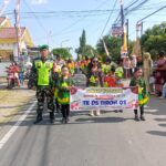 Anggota Koramil 0803/02 Madiun Laksanakan Pengamanan Gebyar Karnaval dalam Rangka HUT RI ke-79