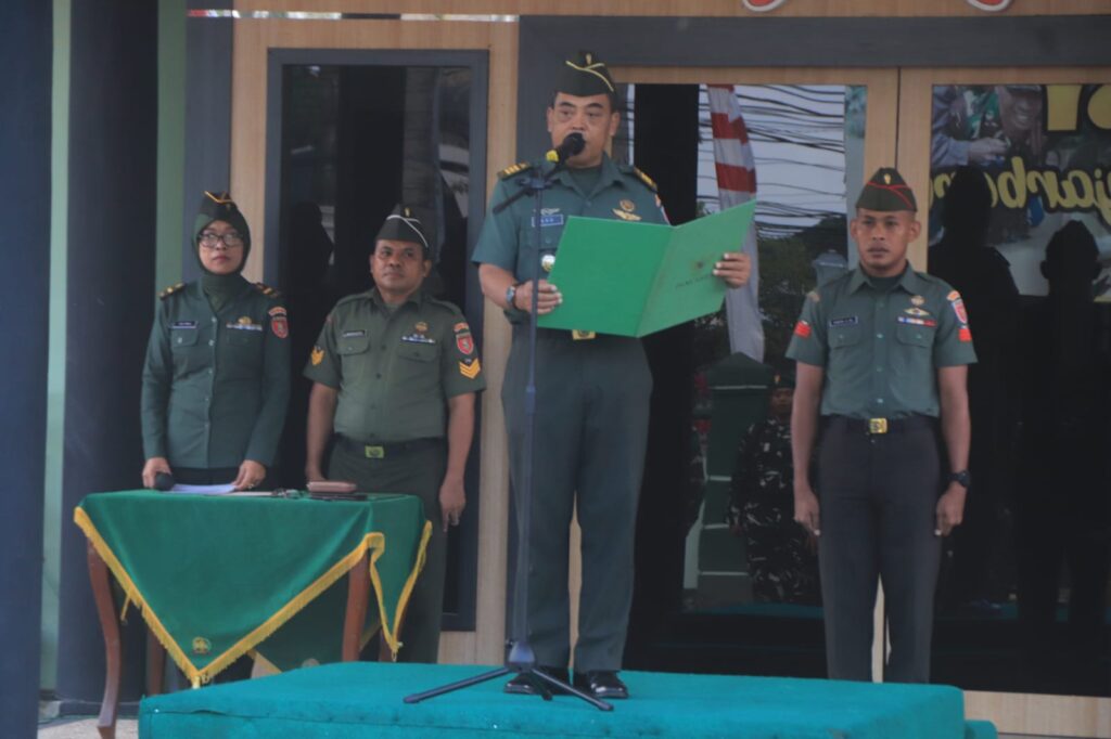 Kasdim ” Upacara Bendera Merah Putih Tumbuhkan Jiwa  Patriotisme , Disiplin Dan Loyalitas Prajurit 