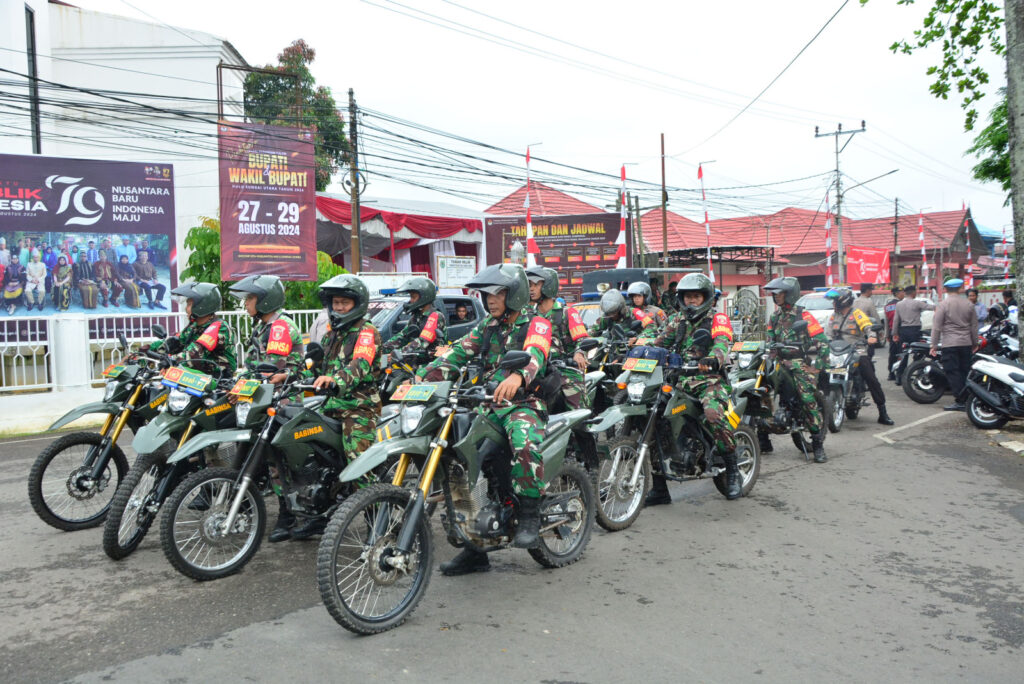 Siapkan Pengamanan Proses Pendaftaran Cabup dan Cawabup, Kodim 1001/HSU-BLG Laksanakan Apel Gabungan