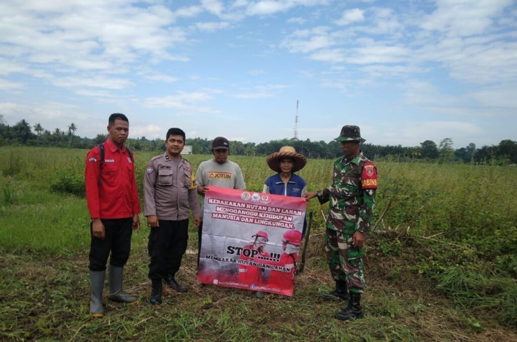 TNI, Polri, dan Masyarakat Bersatu Padu Cegah Karhutla di Hulu Sungai Tengah