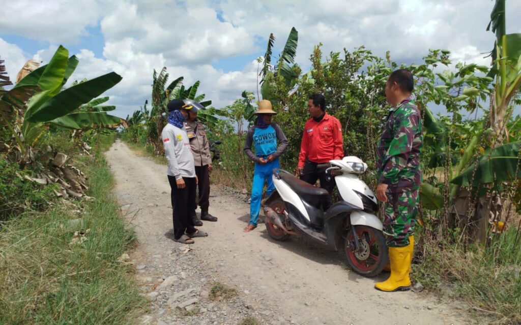 Jaga Kebakaran Hutan Dan Lahan Babinsa Koramil Simpang Empat Lakukan Patroli Gabungan Karhutla 