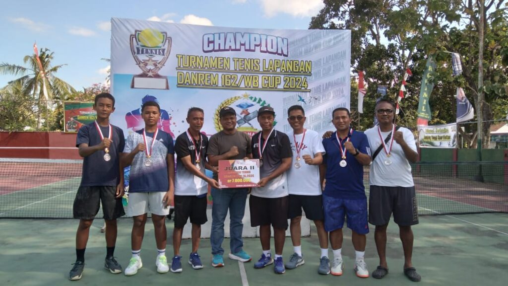 Turnamen Tenis Lapangan Danrem Cup 162/WB 2024 Resmi Ditutup: Antusiasme dan Sportivitas Membakar Semangat di NTB