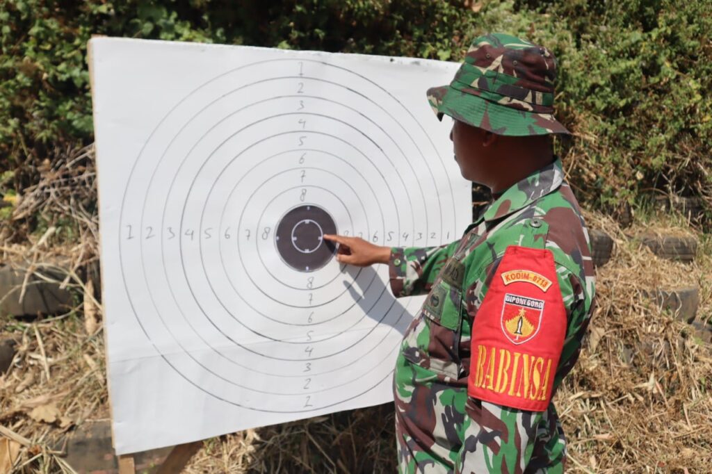 Tingkatkan Profesional, Kodim 0713 Brebes Gelar Latihan Menembak