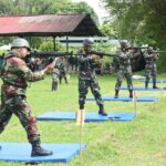 Kodim 1002/HST Gelar Latihan Menembak Tingkatkan Kemampuan Prajurit