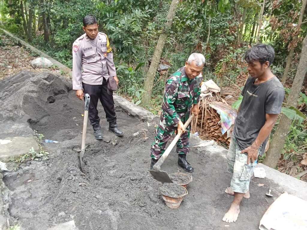 Kolaborasi TNI dan Polri: Membuka Akses Baru Demi Meningkatkan Kesejahteraan Petani Narmada