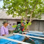 Babinsa Desa Duren Laksanakan Program Ketahanan Pangan di Bidang Perikanan