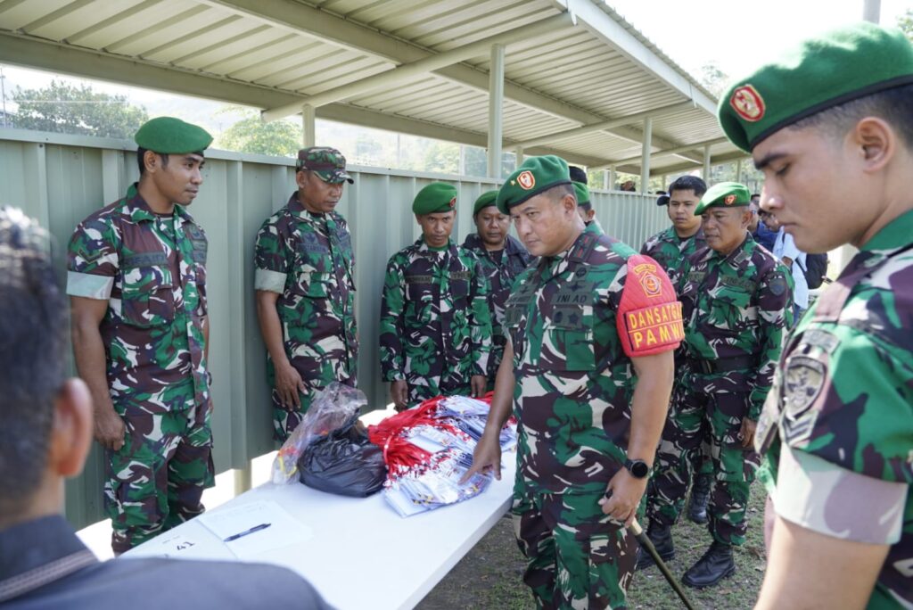 Brigjen TNI Agus Bhakti Pimpin Apel Kesiapan Pengamanan VVIP untuk Kunjungan Kerja Presiden RI di Sumbawa Barat