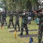 Kodim 0707Wonosobo Tingkatkan Kemampuan Menembak Anggota