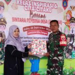 Babinsa Liang Anggang ” Sambangi TK Paud Alfalah Motivasi Isi Kisah Inspiratif Pada Anak – Anak Mengenal TNI 