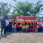 Babinsa Desa Golan Dampingi Sosialisasi Outing Class Siswa TK dan KB.