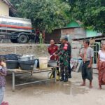 Sinergi TNI dan Damkar Atasi Krisis Air Bersih di Dusun Tunggulawang Timur