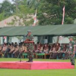 Ratusan Pelajar Antusias Mengikuti Lomba PBB Piala Panglima TNI Yang Digelar Kodim 0105/Abar Sambut HUT TNI Ke – 79