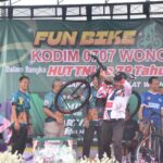 Kodim 0707/Wonosobo Gelar Fun Bike Meriahkan HUT TNI ke-79, Sepeda Motor Jadi Hadiah Utama