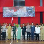 Semarak HUT TNI ke-79 Kodim 0808/Blitar, Gelar Lomba Baris Berbaris Piala Panglima TNI