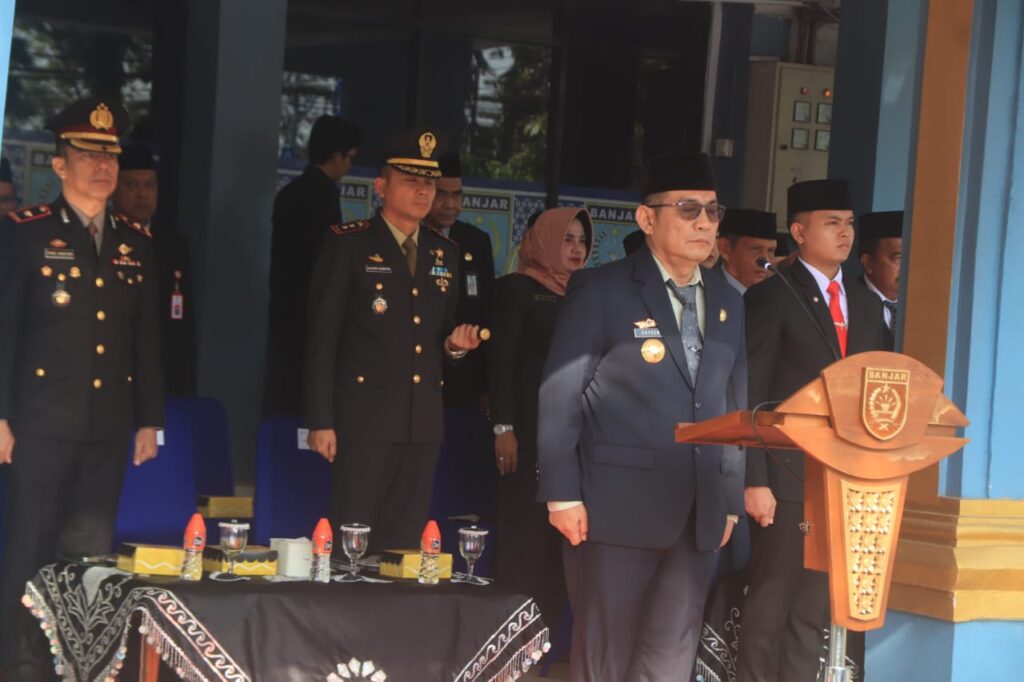 Hadir Upacara Hari Kesaktian Pancasila Kabupaten Banjar” Ini Harapan Dandim 1006/Bjr