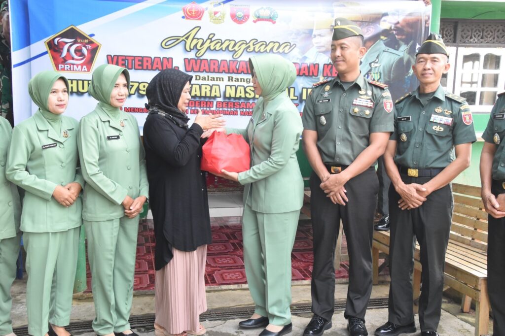 Sambut HUT ke-79 TNI, Kodim 1002/HST Gelar Anjangsana