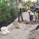 Sinergi Babinsa dan Warga: Dorong Kemajuan Pertanian Lewat Pembangunan Infrastruktur Desa