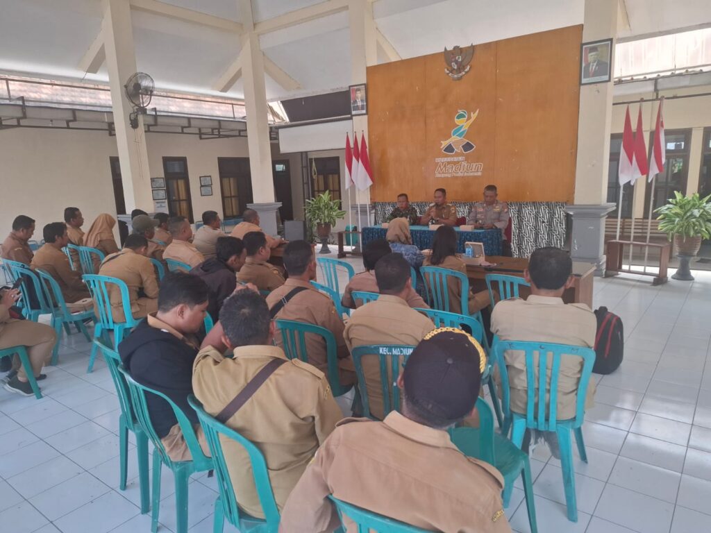 Danramil Madiun Hadiri Rapat Evaluasi Intensifikasi PBB-P2 Tahun 2024