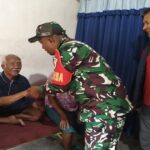 Babinsa Kelurahan Blitar, Dampingi Program Home Care Hore Lansia