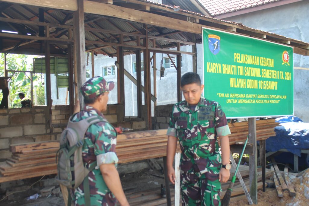 TNI AD Peduli, Kodim 1015/Sampit Rehab RTLH