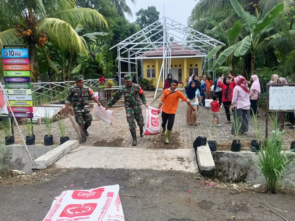 Babinsa Jadi Garda Terdepan Pembangunan Desa Setiap