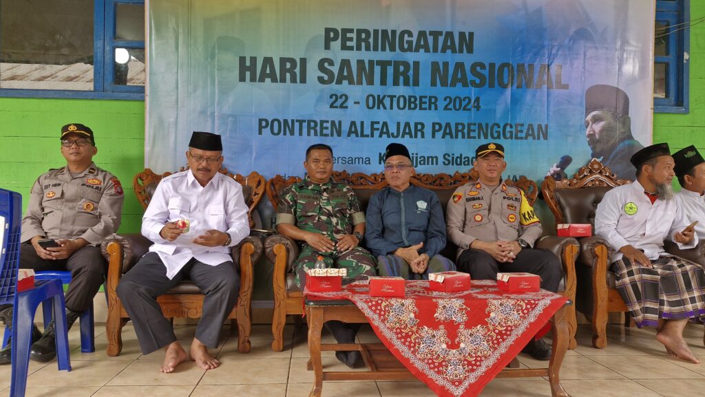 Danramil 1015-07/Parenggean Hadiri Peringatan Hari Santri Nasional di Kecamatan Parenggean