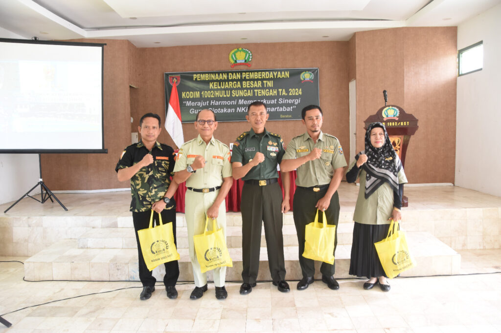 Kodim 1002/HST Gelar Pembinaan Keluarga Besar TNI, Jalin Harmoni Demi Keutuhan NKRI