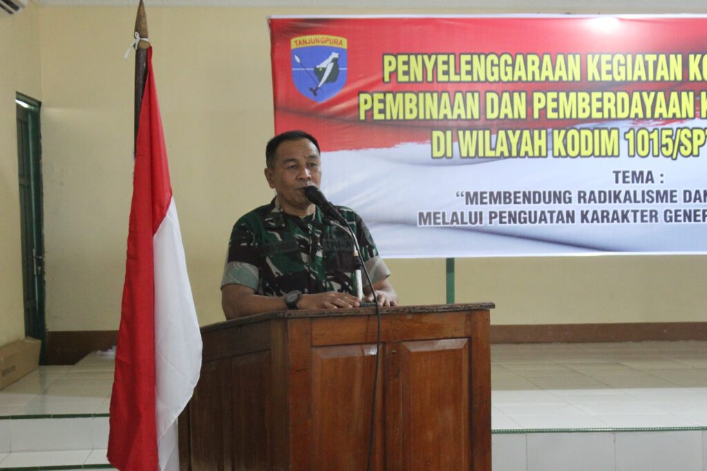 Kodim 1015/Sampit Gelar Kegiatan Pembinaan dan Pemberdayaan Keluarga Besar TNI