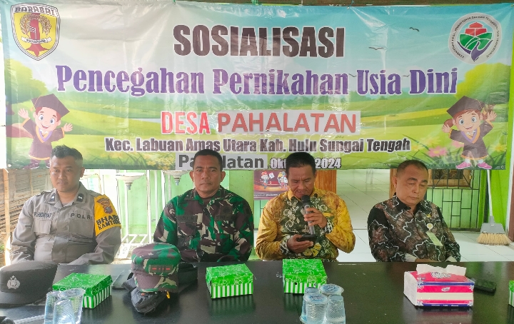 Danramil LAU Tekankan Bahaya Pernikahan Dini, Edukasi Masyarakat Pahalatan