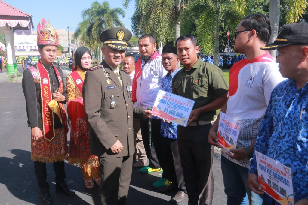 Hadiri Upacara Hari Sumpah Pemuda, Dandim 0105/Abar : Peran Pemuda Sangat Strategis Dan Monumental Dalam Pembangunan