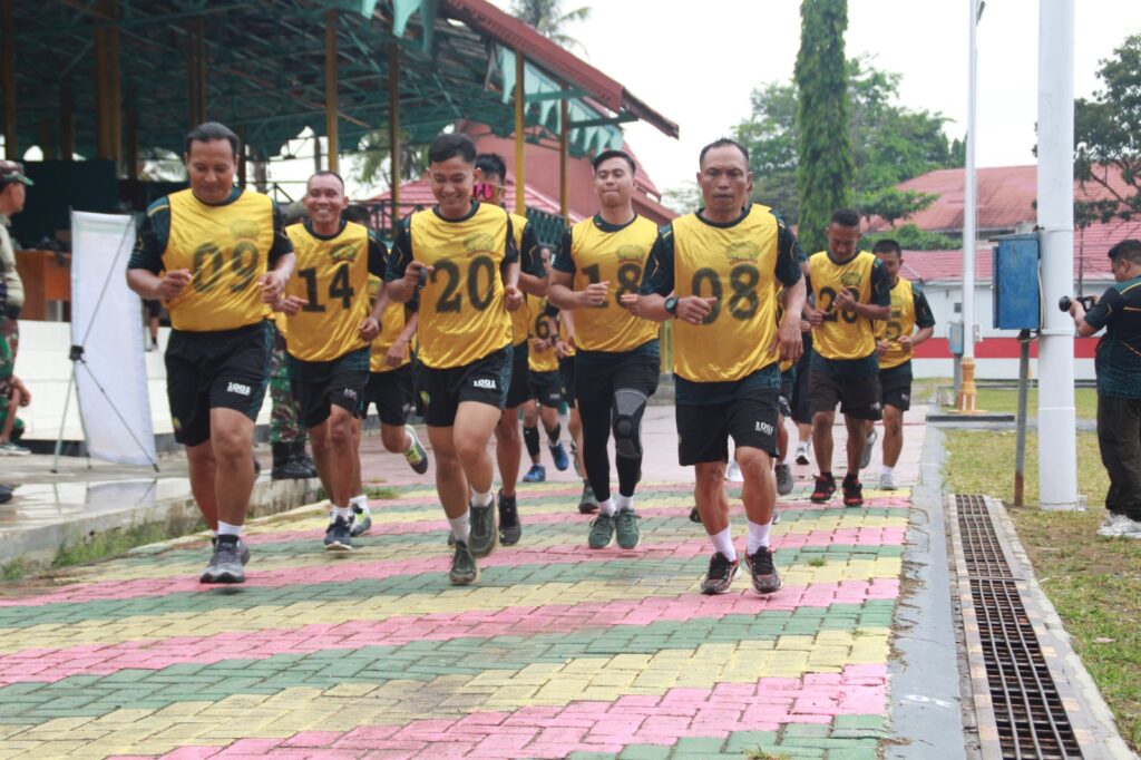 Tingkatkan Kemampuan Fisik Prajurit, Kodim 1001/HSU-BLG Gelar Garjas Periodik II Tahun 2024