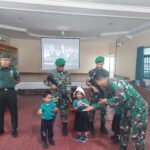 Ingin Mengenal Dekat Dengan TNI, Anak-Anak TK Kunjungi Kodim 1015/Sampit