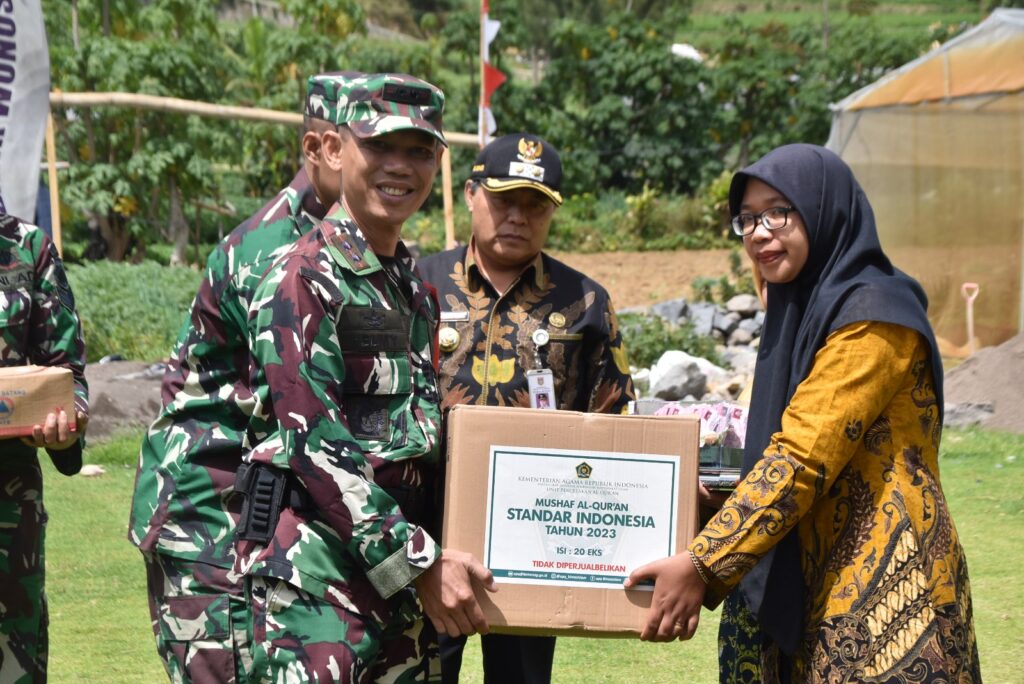 andim 0707/Wonosobo Tutup Program TMMD Sengkuyung Tahap IV di Desa Jojogan