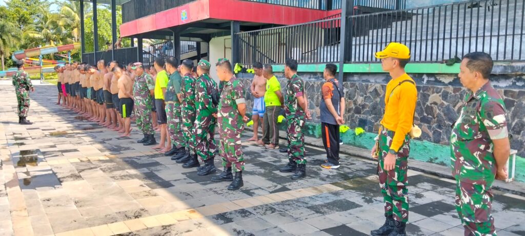 Kodim 1006/Banjar Gelar  Garjas Kesemaptaan Priodik ” Membina Dan Mengukur Kemampuan Fisik Prajurit 