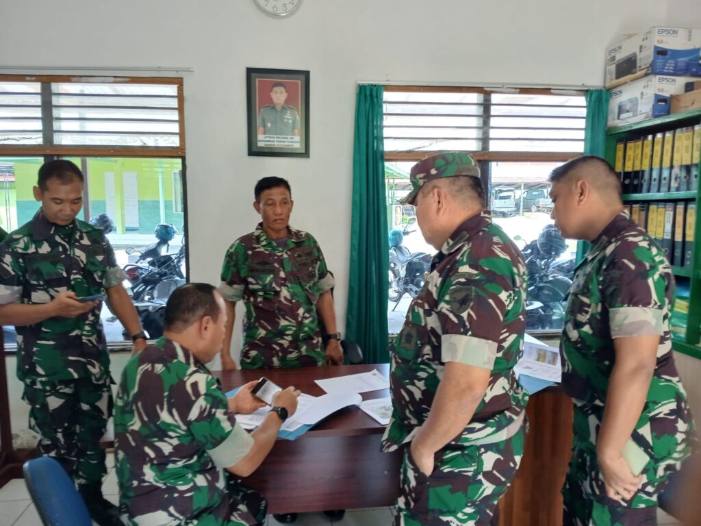 Laksanakan Audit Kinerja, Tim Irdam XII/Tpr Kunjungi Kodim 1015/Sampit