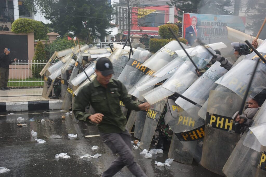 Ribuan Personel Gabungan Terlibat Simulasi Penanganan Konflik Sosial Pasca Pilkada Serentak