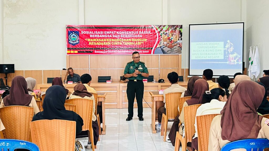 Kesbangpol NTB Gaungkan Nilai Nasionalisme ke Pelajar Lombok Utara