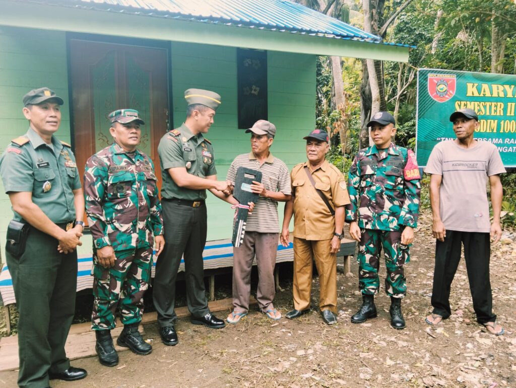 Warga Desa Kasarangan Ucapkan Terima Kasih atas Kepedulian TNI