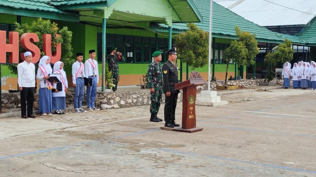 Koramil Babirik Ajak Murid MAN 4 Babirik Teladani Pahlawan Mencintai Negeri