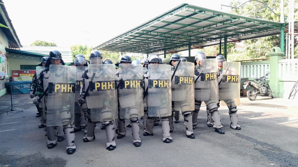 Tingkatkan Kesiagaan, Kodim Mataram Gelar Latihan PHH Jelang Pilkada